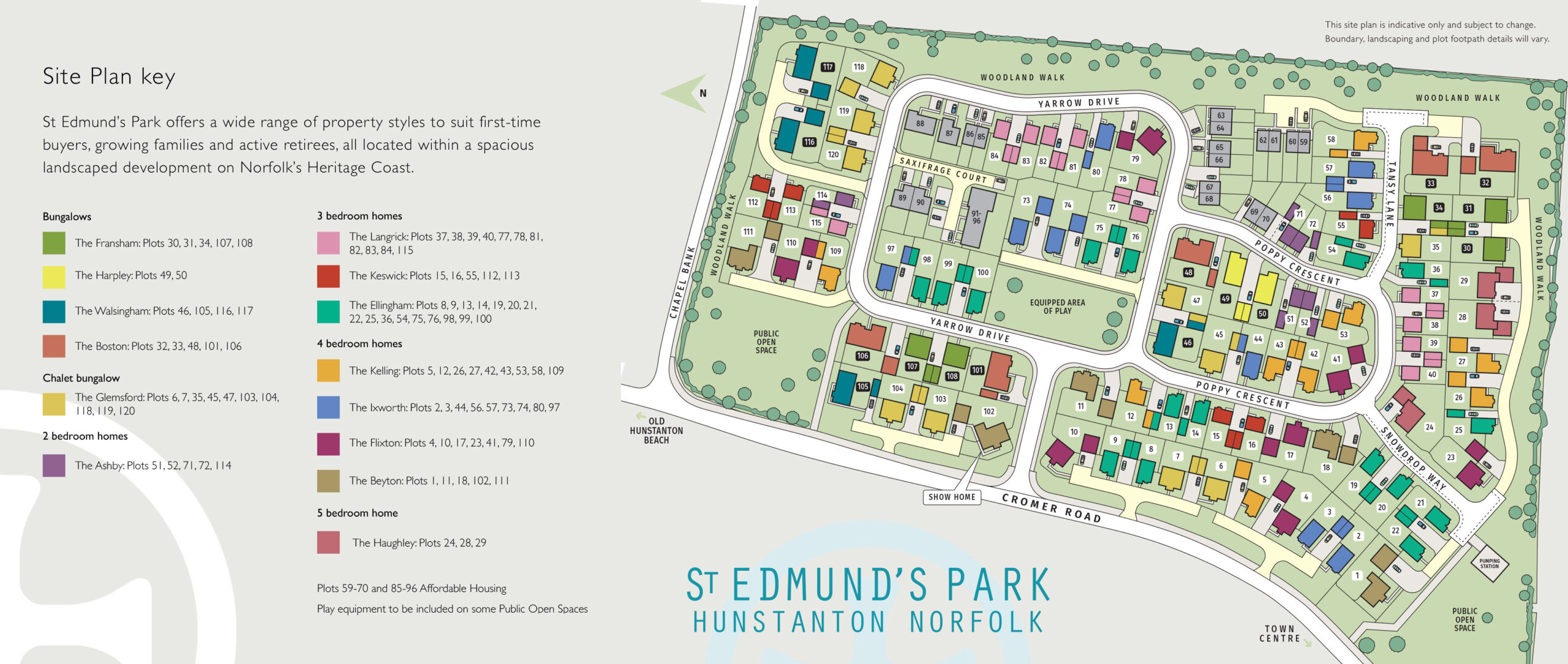 Site Plan for St Edmund’s Park