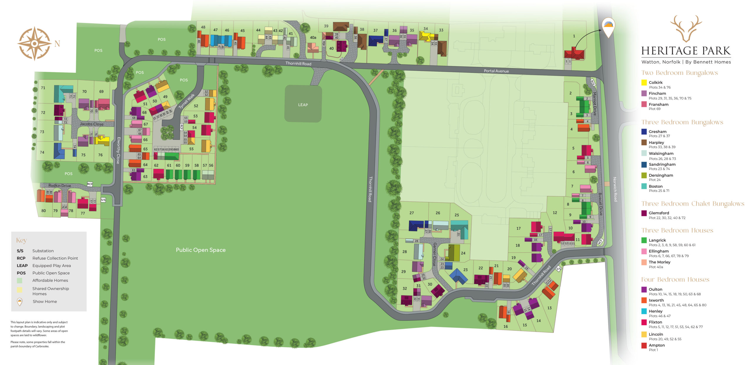 Site Plan for Heritage Park