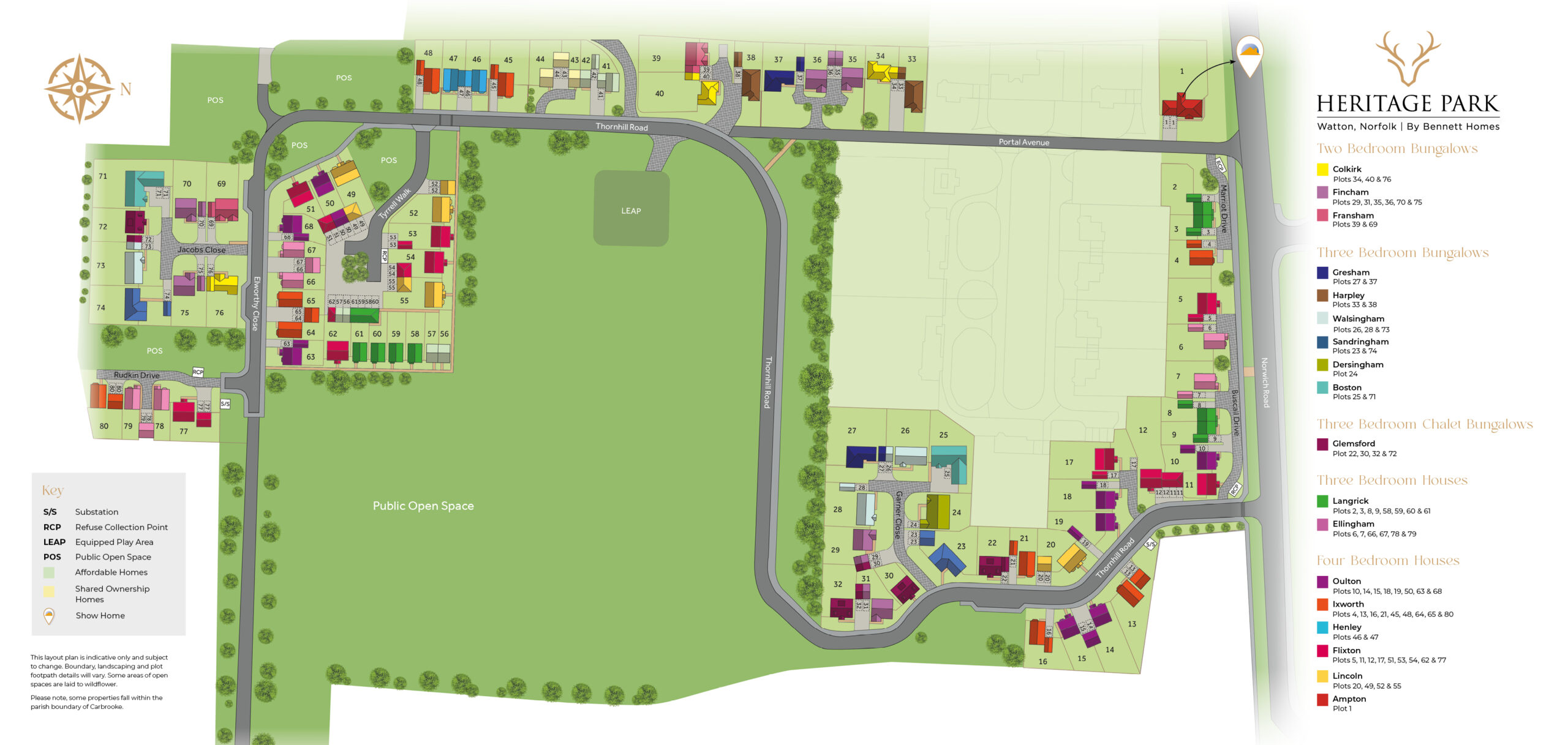 Site Plan for Heritage Park